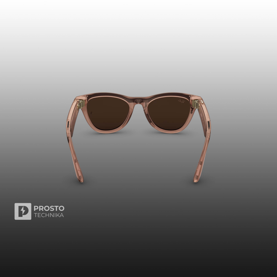 Ray-Ban Skyler (Gen 2) Глянцевый Прозрачно-Коричневый с Прозрачно-Коричневыми линзами